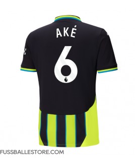 Günstige Manchester City Nathan Ake #6 Auswärtstrikot 2024-25 Kurzarm